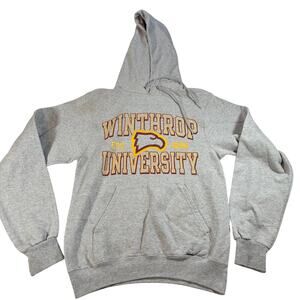 Champion Vintage Winthrop University hoodie gray. Size XS. college sweatshirt